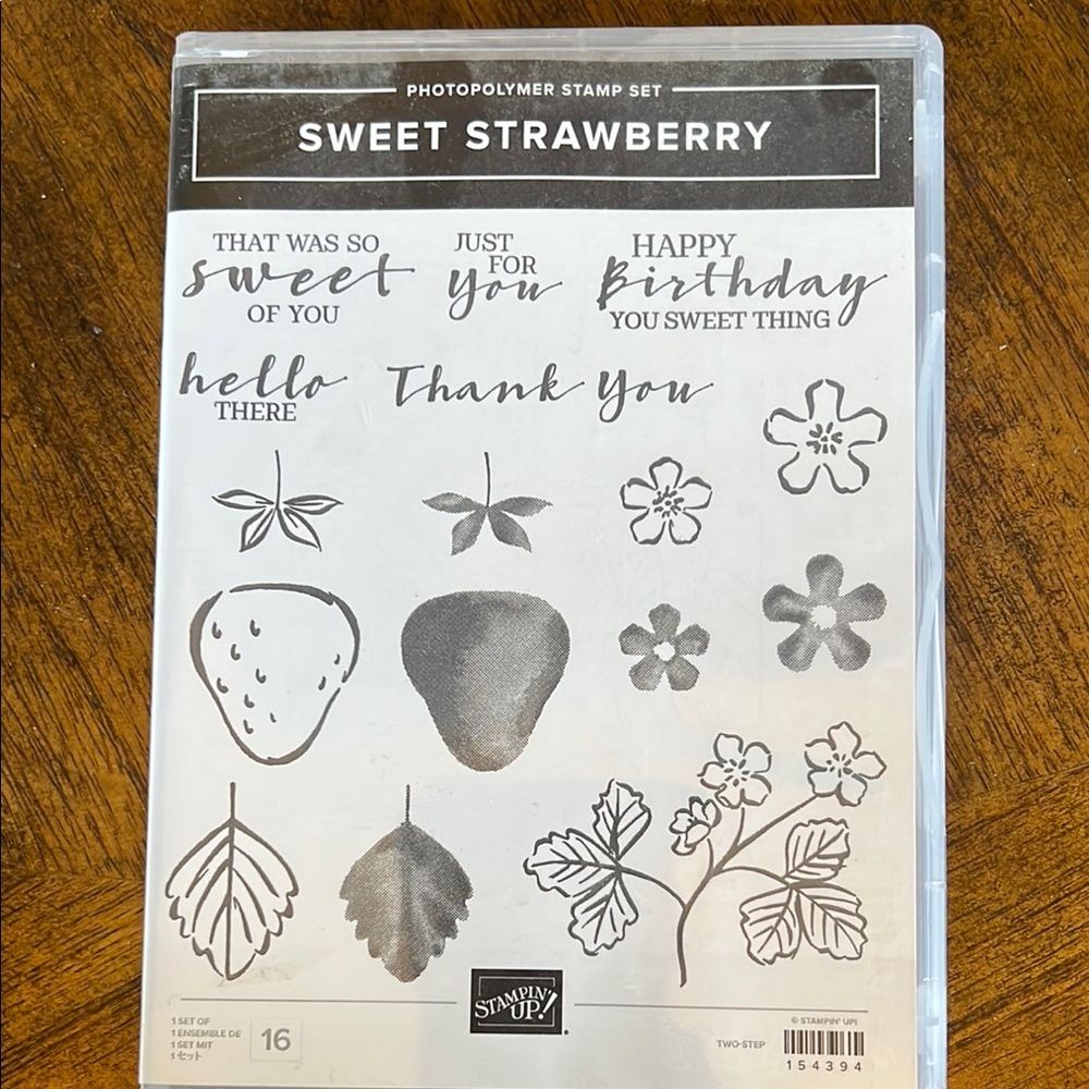 Stampin' Up! Sweet Strawberry Photopolymer Stamp Set